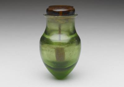 图片[2]-Olive-green glass snuff bottle, 18th-19th century, Qing dynasty-China Archive